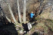 40 Seconda ripida discesa per poi risalire sul Monte Ocone
